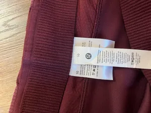 Lululemon Ribbed Softstreme Flared Pants in Garnet Red thumbnail 8