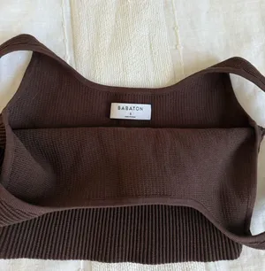 Aritzia brown bra top thumbnail 2