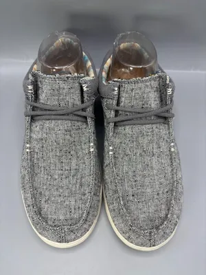 Sanuk Shaka Lite 2 SL Wool Casual Shoes Women's 9.5 Gray Canvas Comfort 1152130 thumbnail 3