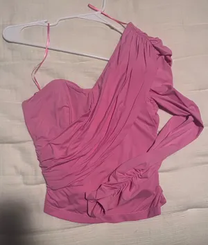 Boutique one shoulder top Pink Size XS thumbnail 1