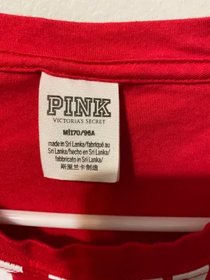 PINK Long Sleeve Crop Top thumbnail 2