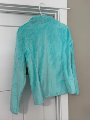 made for life Aqua Plush Full-Zip Teddy Jacket thumbnail 4