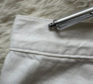 Madewell Jeans The Harlow Wide-Leg Baggy Straight in Tile White 33 NWT New thumbnail 14