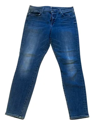 7 FOR ALL MANKIND High Waist Skinny Ankle Jeans size 32 thumbnail 1