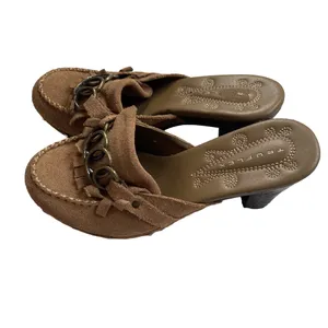 Tru flex brown leather mules Size 6 thumbnail 3