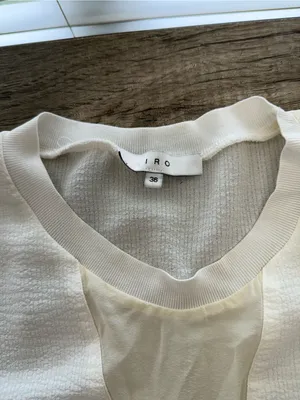 IRO cream blouse size‎ 36 - xs thumbnail 3
