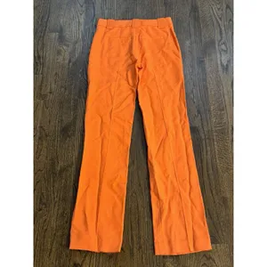 A.L.C. Kennedy‎ Trouser Pants Clementine Orange Straight Leg Slacks NEW Size 00 thumbnail 3