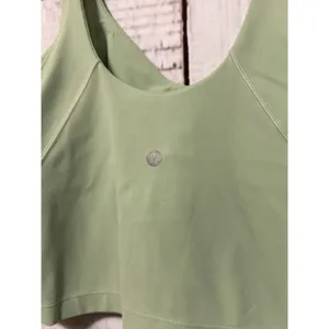 Lululemon Align Tank Top Creamy Mint Nulu Size 10 A/B Cup LW1CW8S thumbnail 3