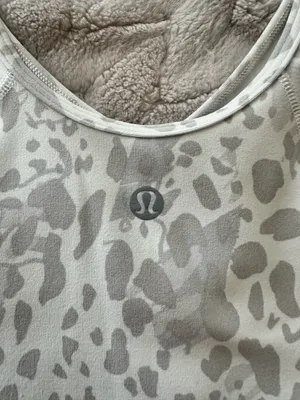 Lululemon Crop Top White & Grey Camo thumbnail 4