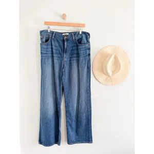 Madewell | Perfect Vintage Wide-Leg SoftDrape Jeans Moffat Wash | Sz 31 thumbnail 3