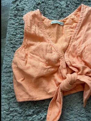 Abercrombie and fitch tied wrap crop top size S thumbnail 3