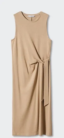 NWT Mango Bow cut-out detail dress thumbnail 1