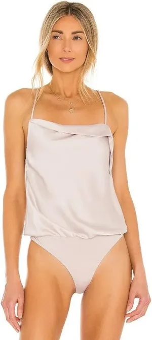 ASTR Revolve DRAPE FRONT CAMI BODYSUIT thumbnail 2