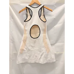 P.E‎ Nation Backswing Dress in Optic White Small Gym Tennis Running thumbnail 6