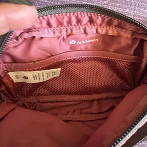 lululemon athletica Pink Kids Belt Bag with Olive Strap thumbnail 3
