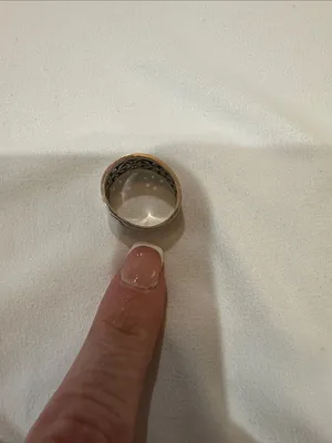 James Avery “Adorned Open Scoll”Sterling Silver Band Ring- Retired -bent-Size 7 thumbnail 3