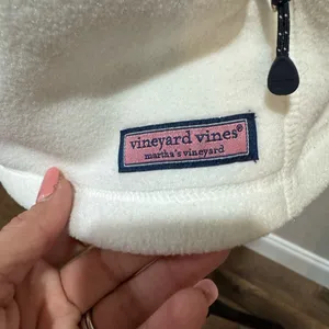 Vineyard Vines White Zip-Up Vest thumbnail 2