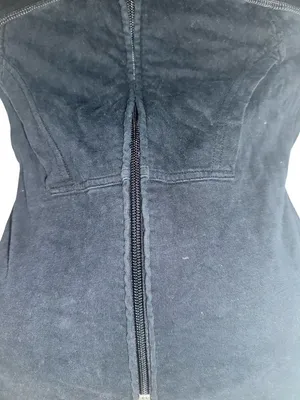 Nike Black Women's Full-Zip Hooded Bomber Jacket thumbnail 2
