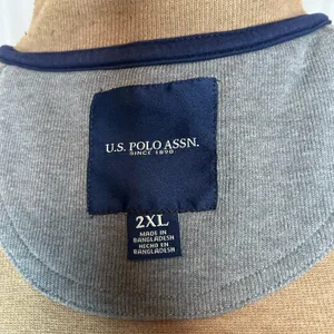 U.S Polo Assn. 2XL Men's Tan Quarter-Zip thumbnail 5