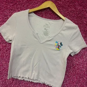 Mickey Mouse Disney crop top size medium  thumbnail 3