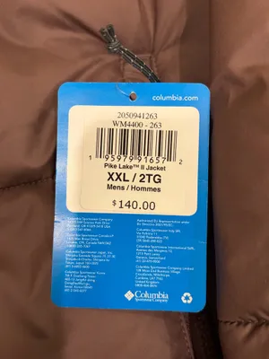 Columbia Pike Lake II Insulated Jacket XXL thumbnail 2