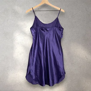 Private Luxuries Floral Slip Mini Dress Women's M Purple Satin Y2K Whimsy Fairy thumbnail 4