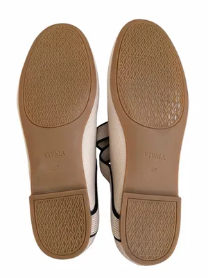 VIVAIA Nia Mary Jane Ballet Flats Almond Toe Cross Strap 37 6.5 NEW thumbnail 5