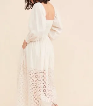Free people maxi eyelet dress thumbnail 3
