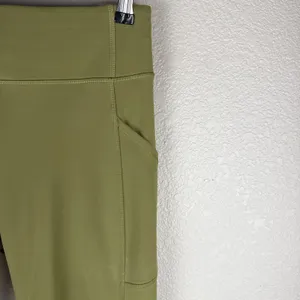 Lululemon Invigorate High-Rise Tight 25"‎ Size 10 Bronze Green Side Pockets thumbnail 2