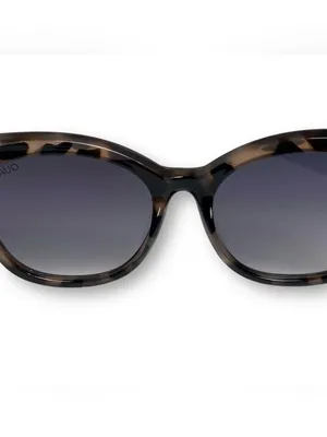 Quay Australia Its My Way Sunglasses Milky Tortoise/Smoke Gradient Cat Eye 57495 thumbnail 8