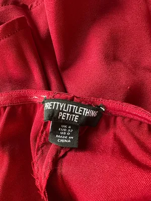 Pretty Little Thing Red Corset Dress thumbnail 3