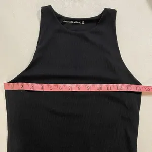 Abercrombie & Fitch Black Ribbed Bodysuit Sleeveless Size M thumbnail 4