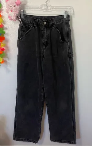 J Galt Brandy Melville gray carpenter jeans thumbnail 1