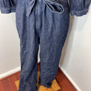 Faherty Charlotte Denim Jumpsuit‎ thumbnail 11