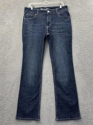 Wrangler Mae Bootcut Jeans Mid Rise Cotton Blend Western Rodeo Cowgirl 13 x 33.5 thumbnail 1