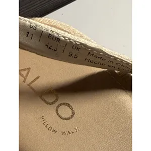 Aldo Sandals Womens Size 11 Espadrille Beige Ankle Strap Open Toe Wedge Heel C3 thumbnail 8