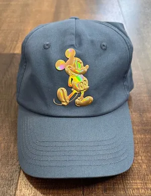 Disney Mickey Mouse 50th Anniversary Holographic Baseball Cap thumbnail 1
