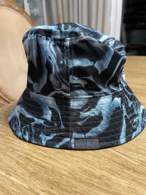 Swirl Pattern Bucket Hat in Blue and Black thumbnail 10