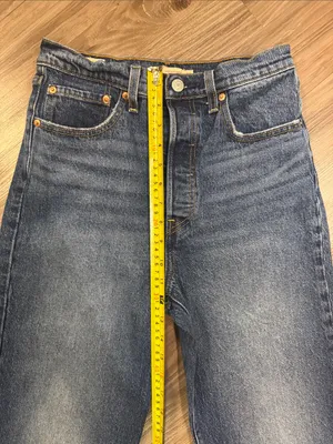 Levi’s Premium Ribcage Straight Ankle Jeans 27 My Honor Dark Wash $110 thumbnail 10