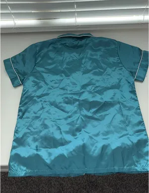 Amazon turquoise silk pjs thumbnail 5
