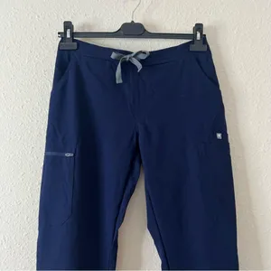 Figs Yola Skinny Scrub Pants Navy Blue Size Small thumbnail 4