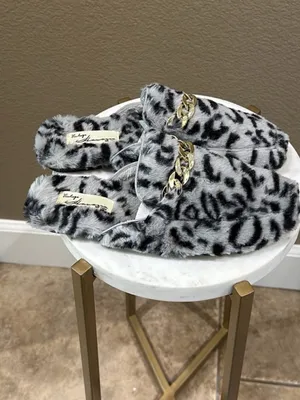 Vintage Havana Grey Cheetah Snug Slides thumbnail 4