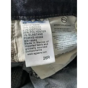 Adriano‎ Goldschmied The Farrah High Rise Skinny Jeans thumbnail 7
