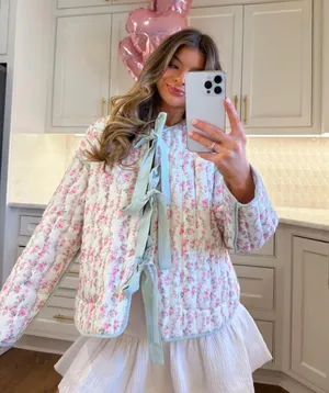 These Three Boutique Reversible Quilted Jacket thumbnail 2