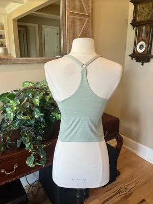 Outdoor Voices Sage Green Strappy Sports Bra Tank Top thumbnail 8