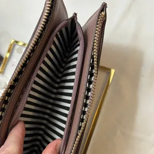 Kate Spade Mauve Leather Wristlet thumbnail 5
