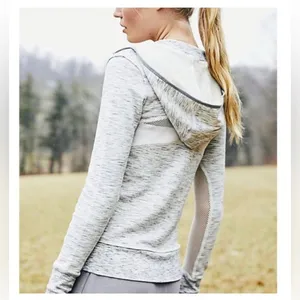 Free People Movement Markie Quarter Zip Hoodie Size M Heathered Gray thumbnail 12