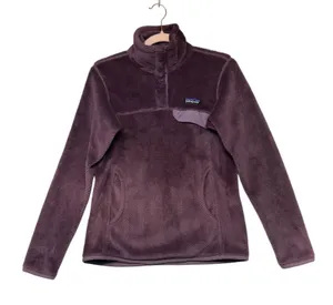 Patagonia Snap-T Fleece Pullover Womens XS‎ Purple 25442 SP15 High Pile thumbnail 1