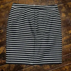 J Crew business casual The pencil 14 striped minimalist skirt thumbnail 2