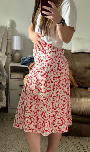 Floral Skirt Red thumbnail 2